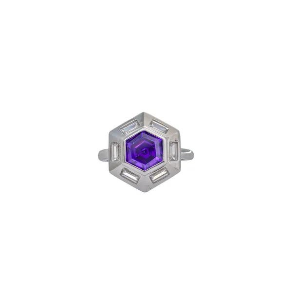 Hexagonal_Amethyst_Art_Deco_Silver_Ring_Default_Title