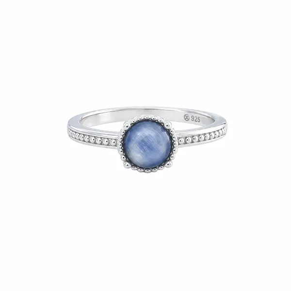 Kyanite_Round_Beaded_Halo_Silver_Ring_Default_Title