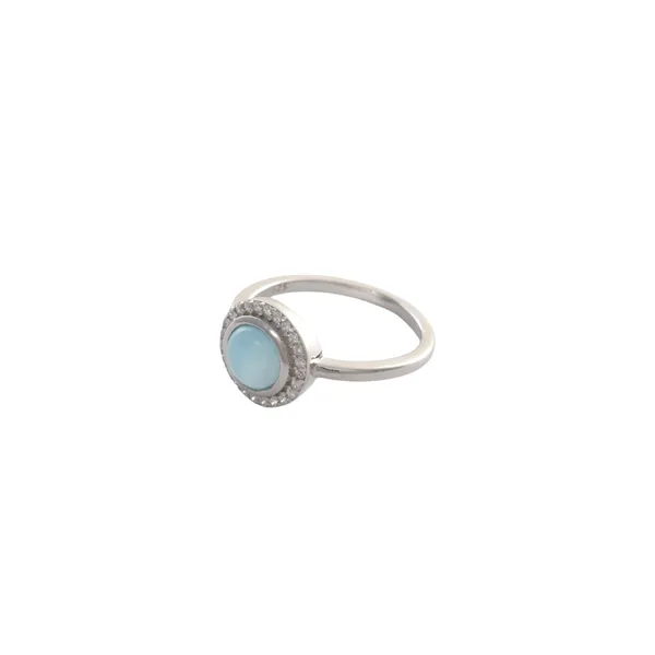 Larimar_Round_Halo_Pav_Silver_Ring_Default_Title