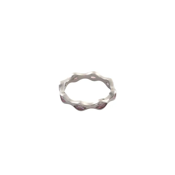 Wavy_Blush_Pink_Marquise_Silver_Band_Default_Title
