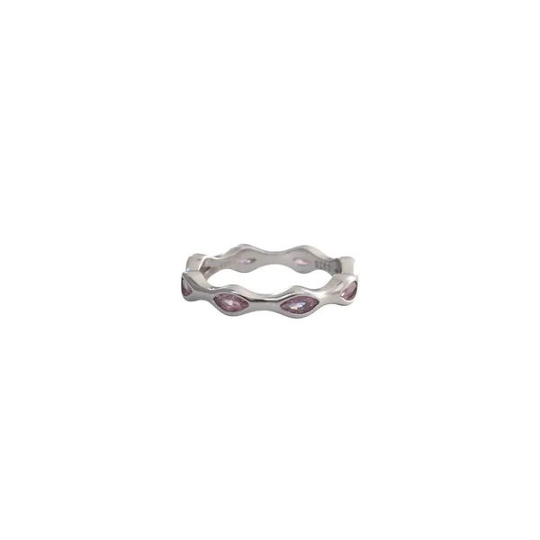 Wavy_Blush_Pink_Marquise_Silver_Band_Default_Title