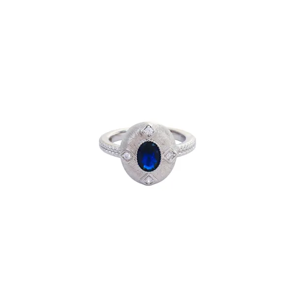 Sapphire_Oval_Brushed_Silver_Medallion_Ring_Default_Title