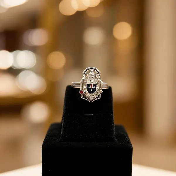 92_5_Pure_Silver_Tirupati_Balaji_Ring_Bis_Hallmarked