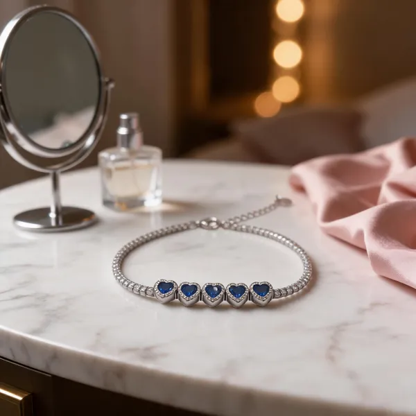 Azure_Heart_Bracelet