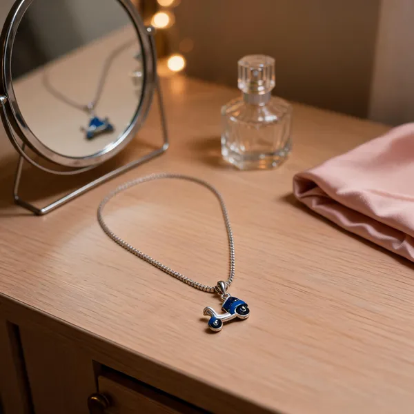 Whimsical_Blue_Scooter_Necklace