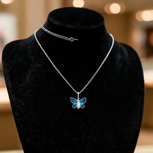 Blue_Enamel_Butterfly_Pendant_Necklace