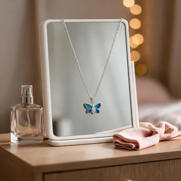 Blue_Enamel_Butterfly_Pendant_Necklace