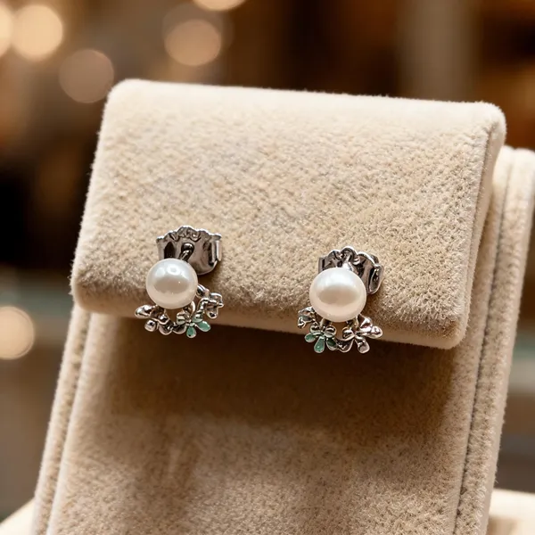 Mint_Blossom_Pearl_Stud_Earrings