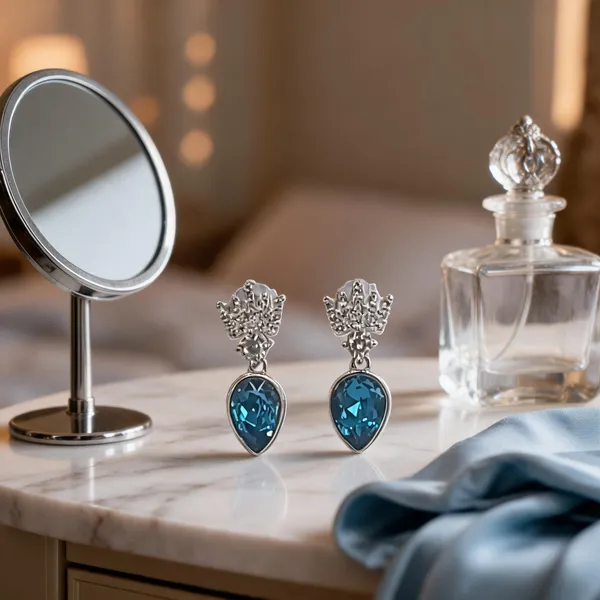 Azure_Teardrop_Crystal_Drop_Earrings