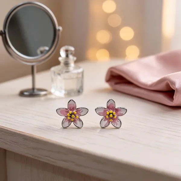 Enamel_Cherry_Blossom_Stud_Earrings