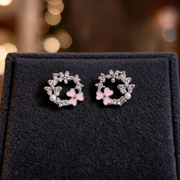 Pastel_Floral_Wreath_Stud_Earrings