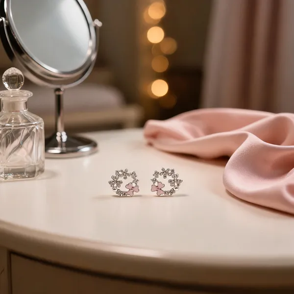 Pastel_Floral_Wreath_Stud_Earrings