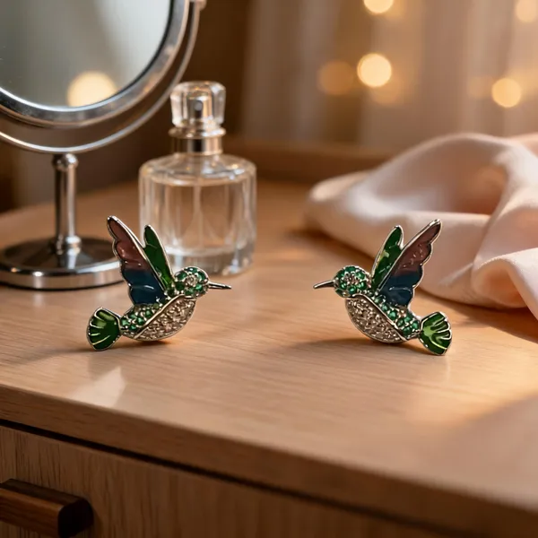 Vibrant_Enamel_Hummingbird_Stud_Earrings