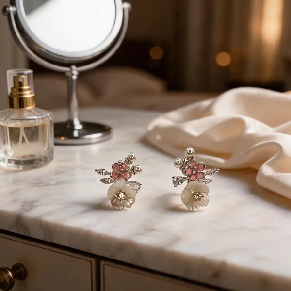 Mother_Of_Pearl_Pink_Enamel_Earrings