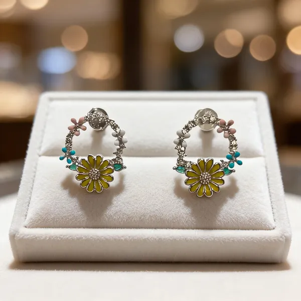 Enamel_Daisy_Wreath_Earrings