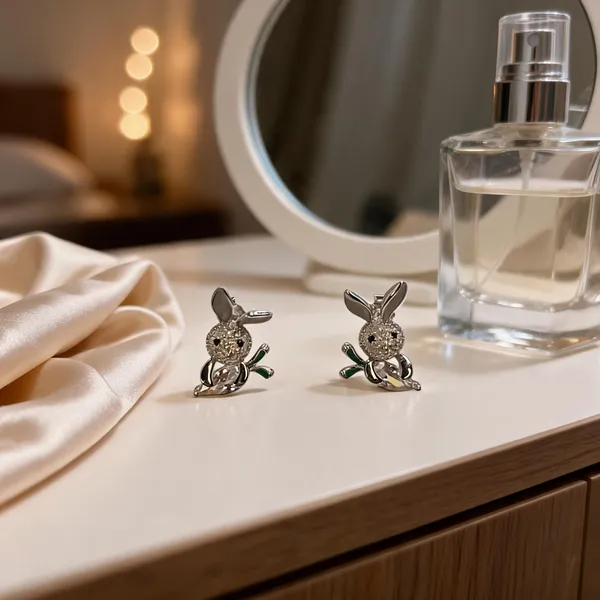 Whimsical_Bunny_Cz_Stud_Earrings