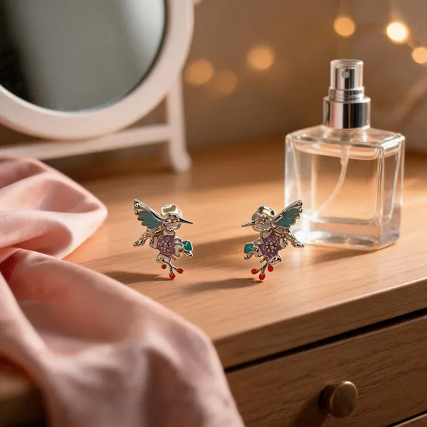 Colorful_Enamel_Hummingbird_Studs