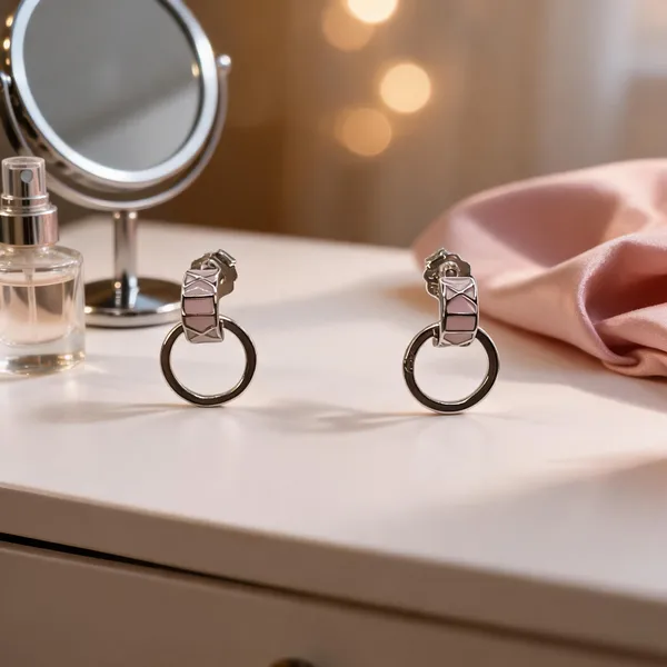 Modern_Blush_Enamel_Hoop_Drop_Earrings