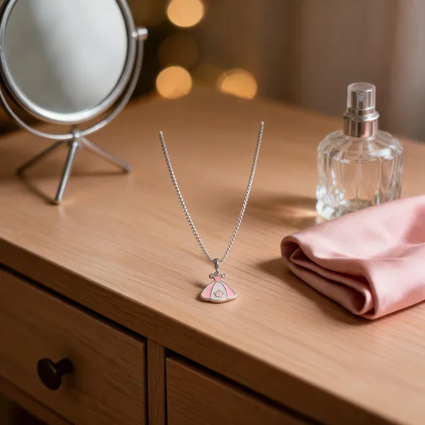 Dainty_Pink_Enamel_Dress_Necklace