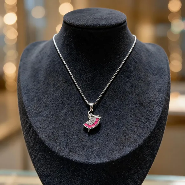 Enamel_Pink_Ballerina_Pendant_Necklace