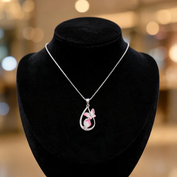 Enamel_Butterfly_Teardrop_Necklace