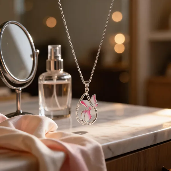 Enamel_Butterfly_Teardrop_Necklace