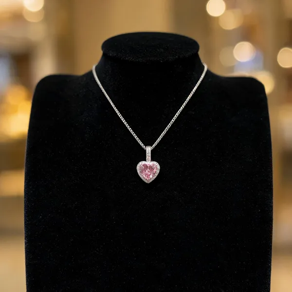 Halo_Pink_Heart_Pendant_Necklace