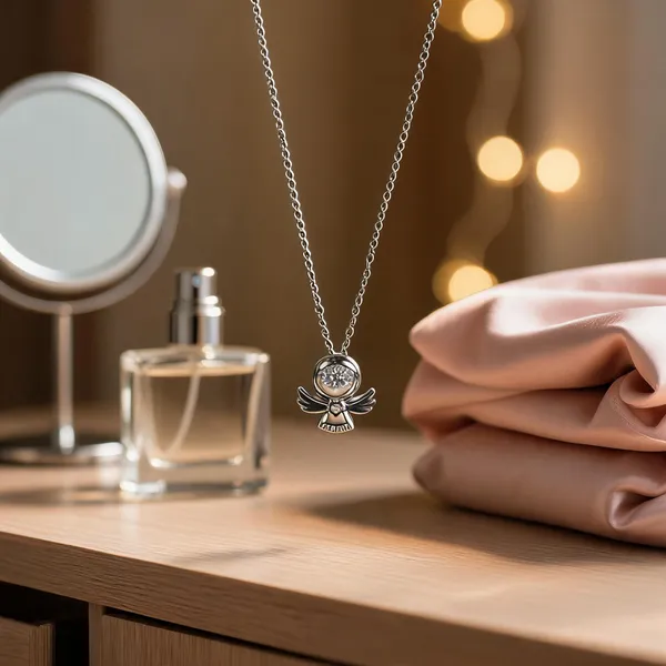 Guardian_Angel_Dancing_Cz_Solitaire_Necklace