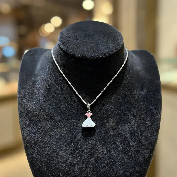 Dainty_Enamel_Dress_Pendant_Necklace