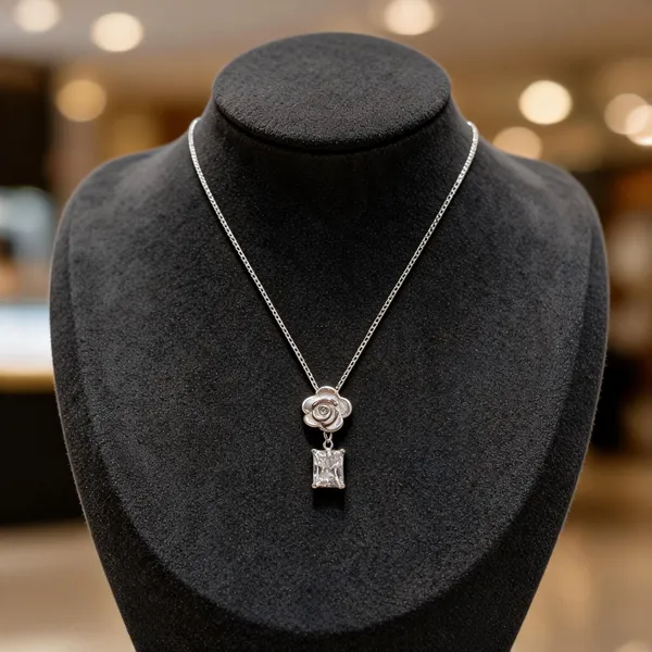 Chic_Camellia_Rose_Cz_Drop_Necklace