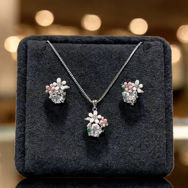 Pastel_Blossom_Cz_Necklace_Earring_Set
