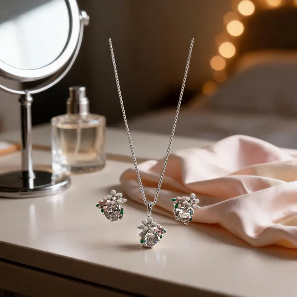 Pastel_Blossom_Cz_Necklace_Earring_Set