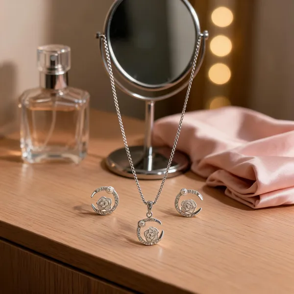 Crescent_Rose_Pearl_Necklace_Set