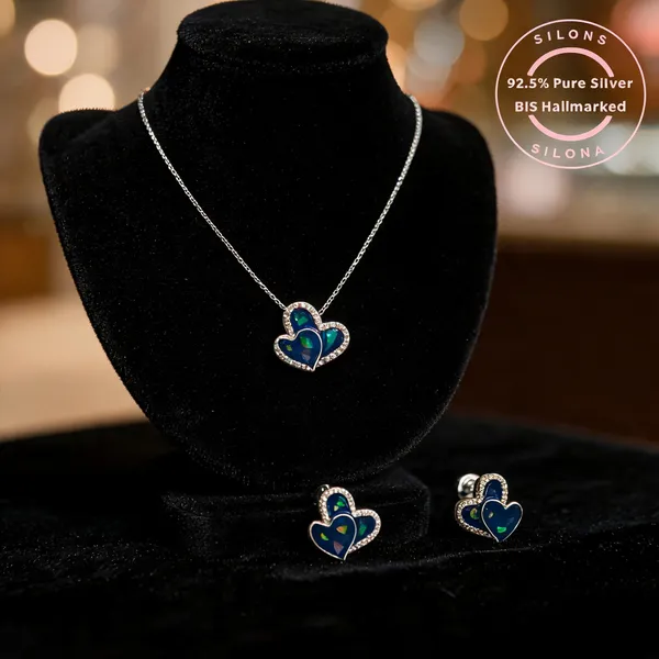 Opaline_Double_Heart_Necklace_Earring_Set