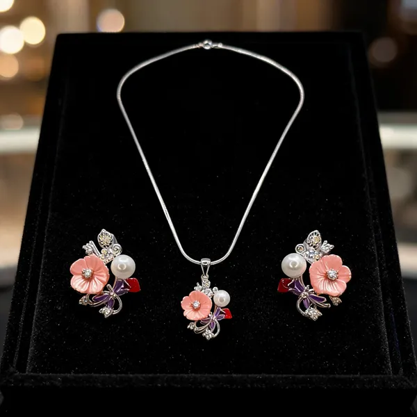 Enamel_Garden_Floral_Necklace_Set