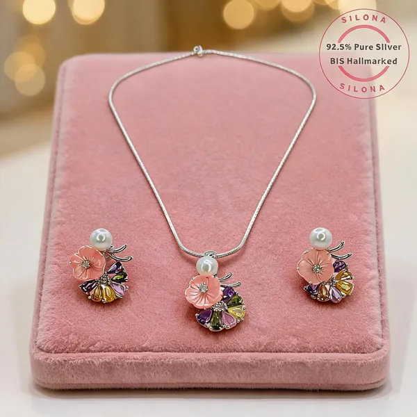 Pastel_Bloom_Floral_Pearl_Necklace_Set