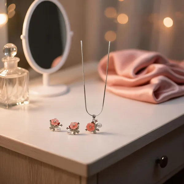 Floral_Coral_Blossom_Pearl_Necklace_Set