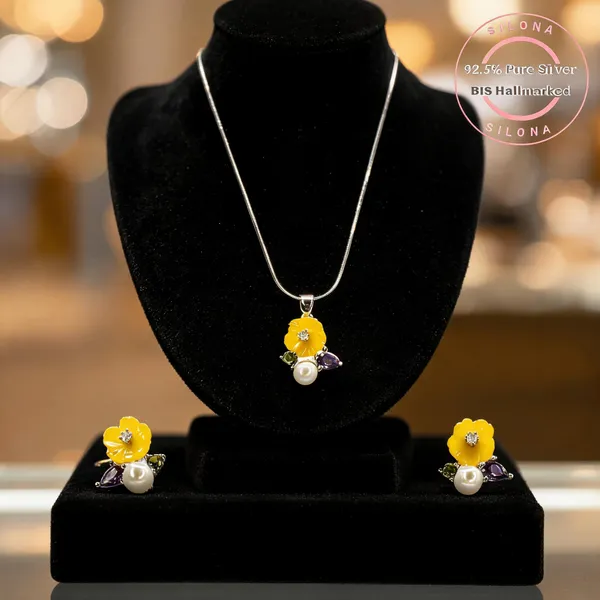Vibrant_Buttercup_Pearl_Necklace_Set