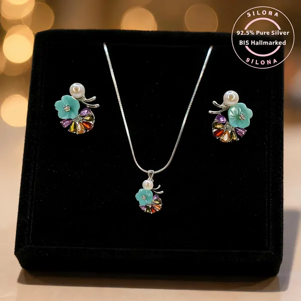 Rainbow_Bloom_Pearl_Floral_Necklace_Set