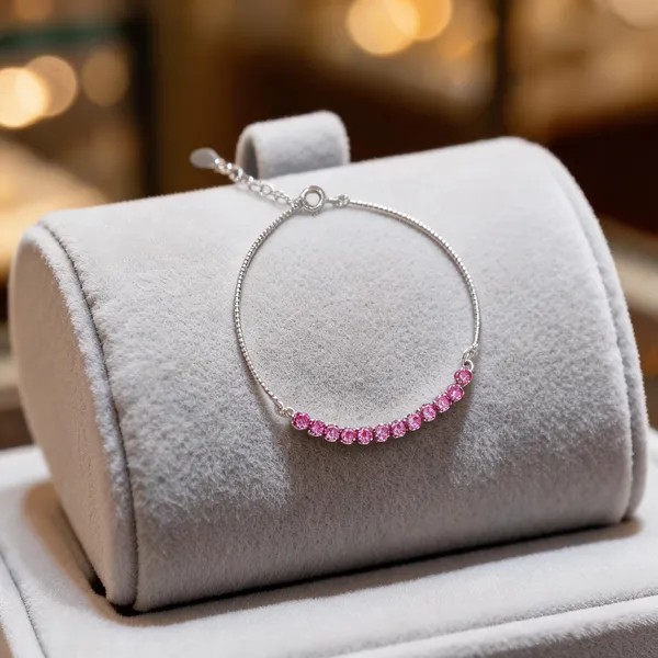 Dainty_Pink_Sapphire_Hue_Tennis_Bracelet