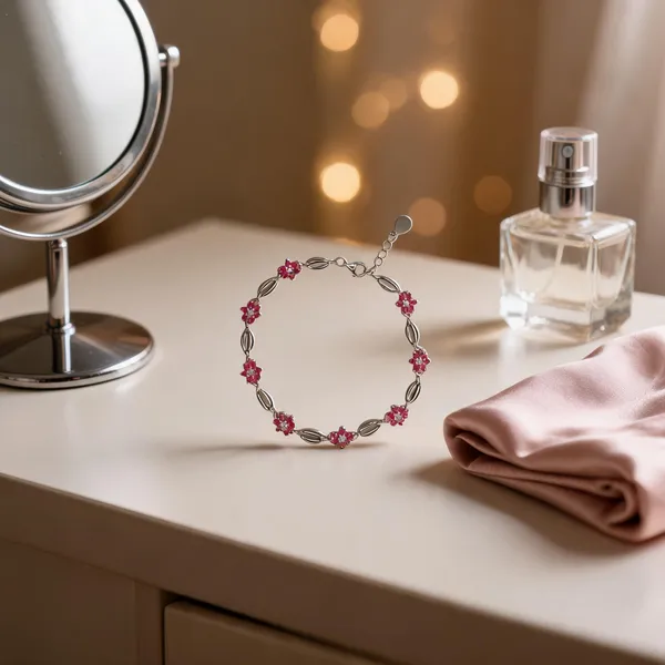 Blossom_Ruby_Hued_Floral_Bracelet