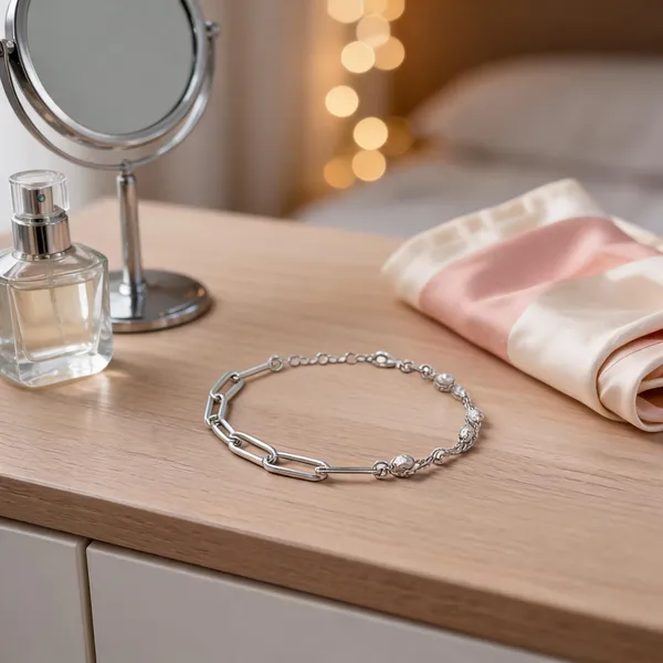 Half_Half_Paperclip_Chain_Bracelet