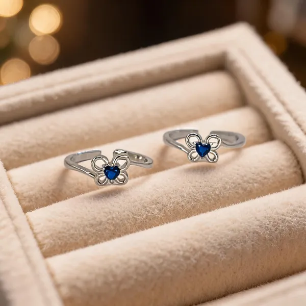 Sapphire_Heart_Butterfly_Toe_Ring