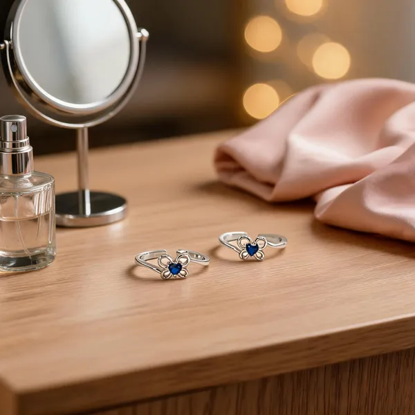 Sapphire_Heart_Butterfly_Toe_Ring