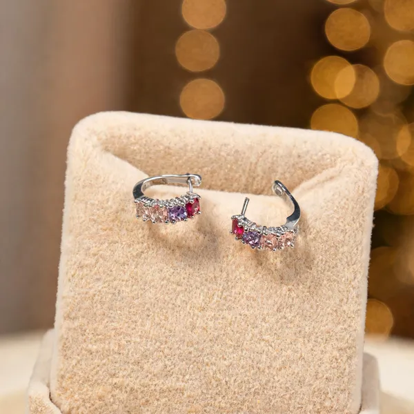 Pastel_Baguette_Huggie_Earrings
