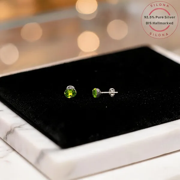 Classic_Peridot_Hued_Stud_Earrings