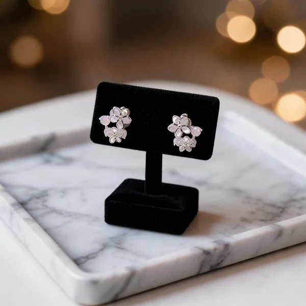 Bloom_Floral_Cluster_Studs_Green