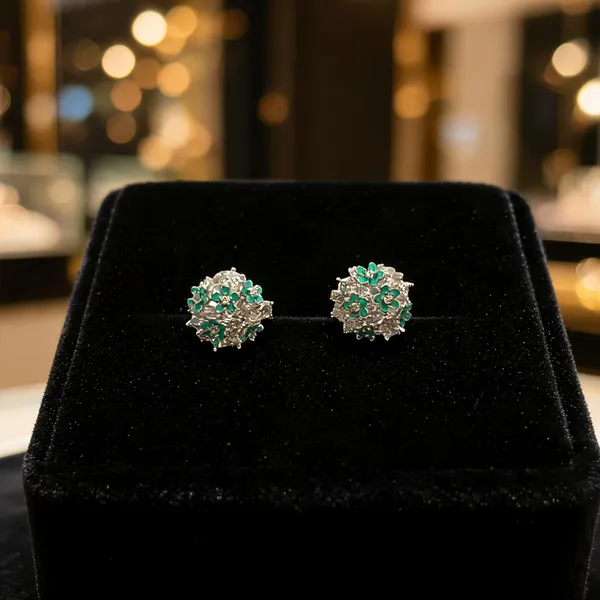 Enamel_Bloom_Floral_Stud_Earrings_Green