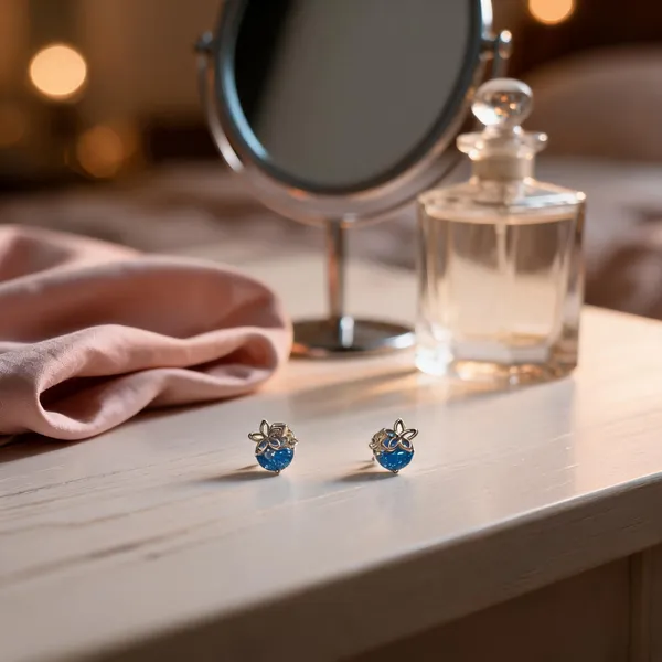 Dainty_Floral_Stud_Earrings_Blue