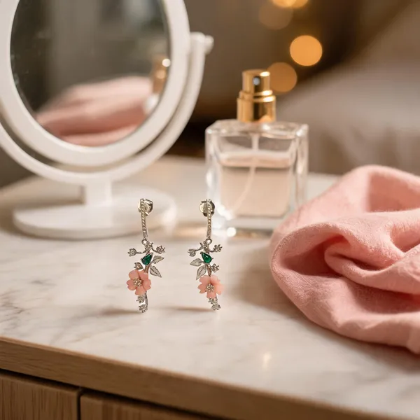 Blossom_Vine_Drop_Earrings_Pink